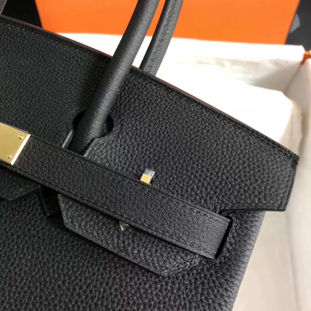 Hermes Birkin 35CM Togo Leather Handbag Black